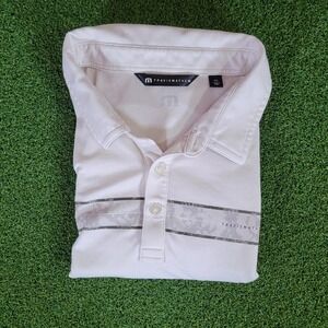 Travis‎ Mathew Golf Polo Shirt Striped Casual Everyday XXL